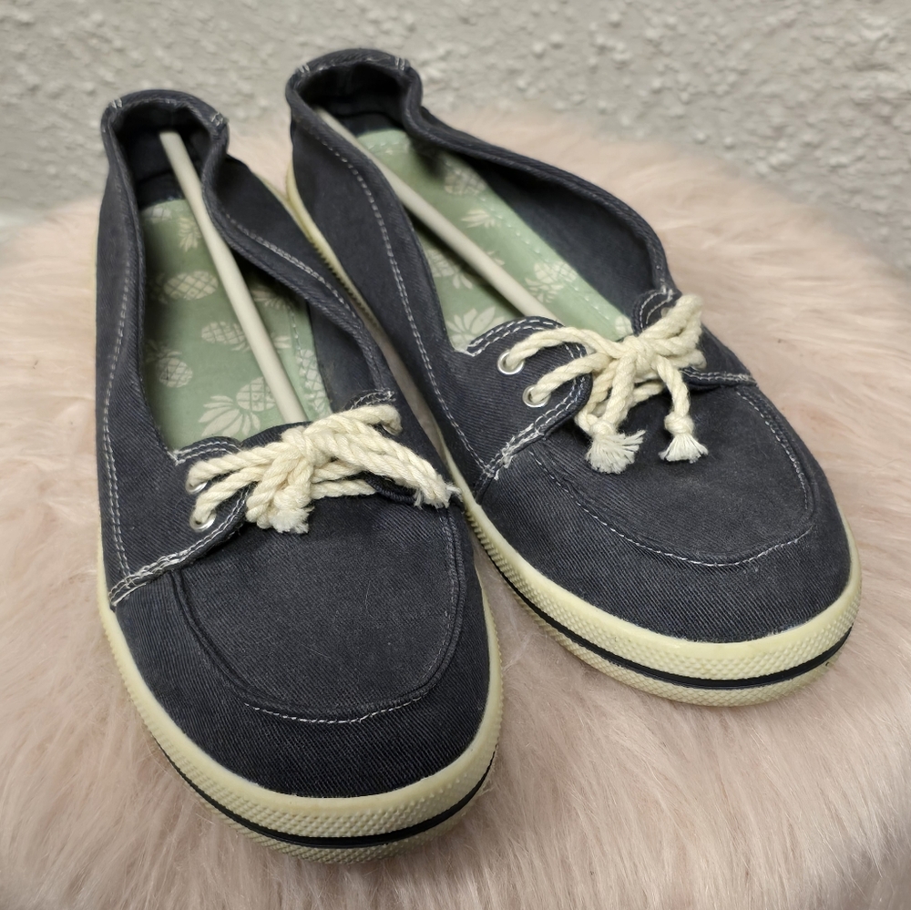 Womens Canvas Loafers